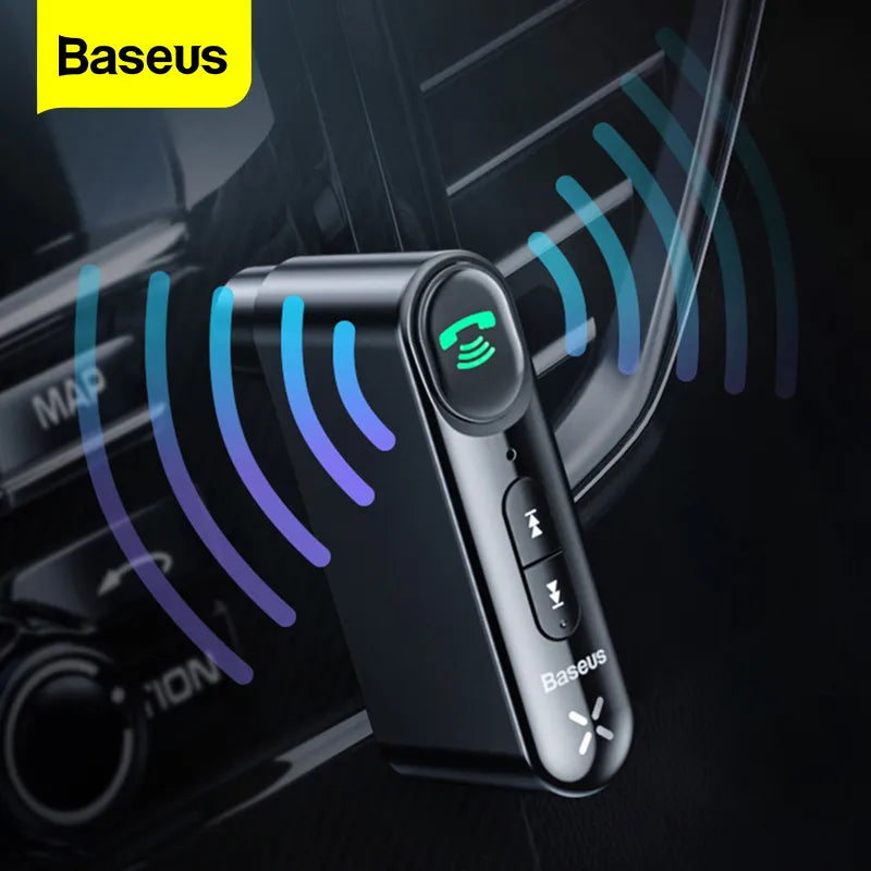 Baseus Bluetooth Receiver 3.5mm Wireless Audio Receiver Auto Bluetooth